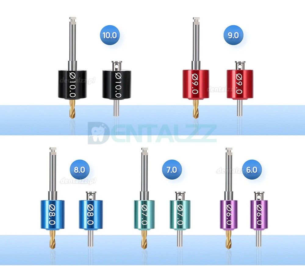 Zestaw Prowadnic Implantologicznych z Pudełkiem Sterylizacyjnym